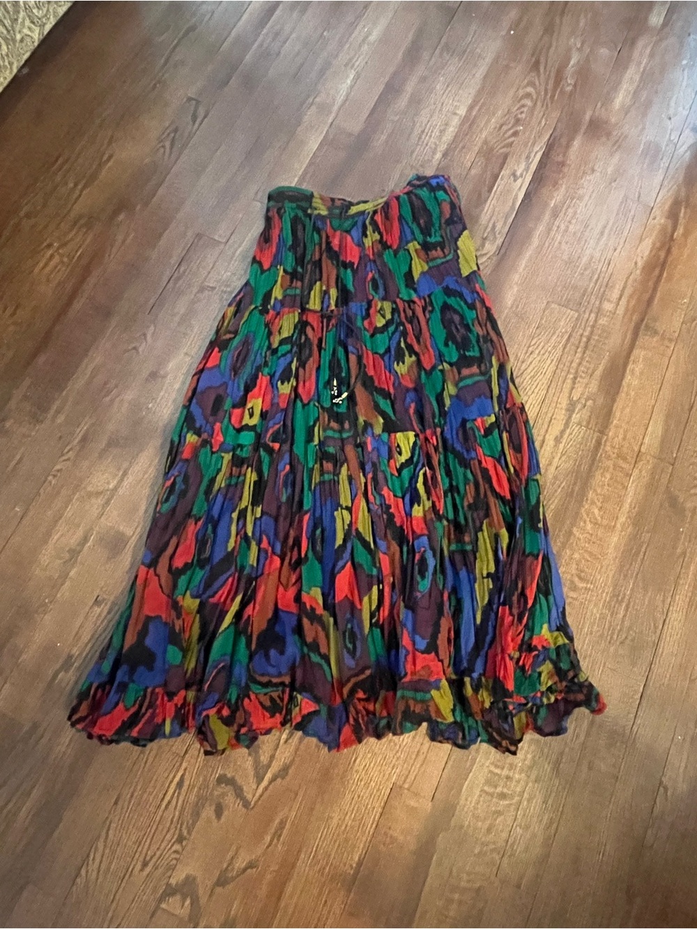 Vintage Rosettes Multicolor Skirt